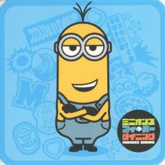 [중고] 머그컵·탕만 케빈 “MINIONS FEVER DINING” 오리지널 코스터 [미니언즈 피버 다이닝] 음료 메뉴 주문 특전
