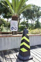 新品 アメリカ ウェイト セーフティコーン YE  PARKING STOP 駐車場 ポール アメリカンハウス ガレージ