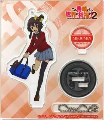 【中古】雑貨 めぐみん(制服) アクリルスタンドキーホルダー 「この素晴らしい世界に祝福を!2×ドン・キホーテ コラボショップ」