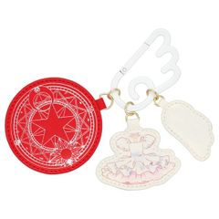 ミラー カードキャプターさくら <魔法陣> ミラー 可愛い クリアカード ミラー ケロちゃん 鏡 ケロちゃん ミラーキーホルダー カードキャプターさくら グッズ カードキャプターさくら「メモリアルさくらコレクション」