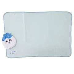 ちいかわ 巾着付きブランケット ひざ掛け毛布 ふわふわハチワレ キャラクター