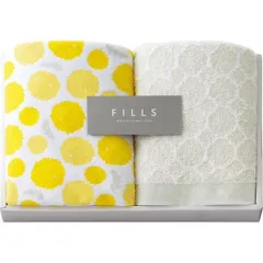 ＦＩＬＬＳ フェイスタオル２枚セット ダンデライオン×モロッカン F-50104 | 24-0616-031タオル バスタオル フェイスタオル ハンドタオル 汗拭き ふわふわ パイル糸 綿100% 中国製 箱入り 上質感 お見舞い 詰め合わせ ギフト ギフトセ