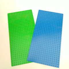 3016　レゴ　基礎板　2枚　基礎盤　基板　基盤　ベースプレート　土台　青　緑　正規品　LEGO　レゴブロック