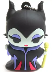 【中古】キーホルダー マレフィセント 「ラバFig. ディズニーヴィランズ」