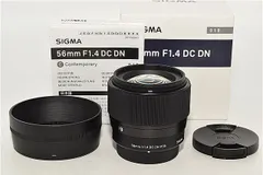 【中古美品】SIGMA 56mm F1.4 DC DN マイクロフォーサーズ 新品)SIGMA (シグマ) Contemporary 56mm F1.4 DC DN (マイクロ