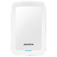 ホワイト_2TB ADATA HV300 外付け ポータブル HDD 2TB AHV300-2TU31