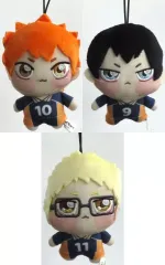 【中古】ぬいぐるみマスコット・ぬいぐるみバッジ 全3種セット ちょぴぬいぷち1 「ハイキュー!!」