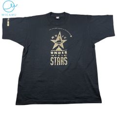 90s SCREEN STARS BEST MUSIC UNDER THE STARS Tシャツ XL シングルステッチ USA製 デモイン