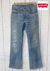 Levi's　リーバイス　517 リメイク　デニムパンツ　ブーツカット　サイズ28