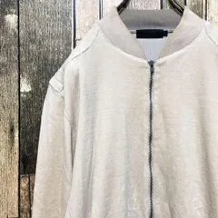 《人気カラー》コムサデモードメン COMME CA DU MODE MEN 茶☆ブルゾン M ベロア生地 無地柄 アースカラー ベージュhrのサムネイル