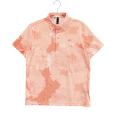 サイズ：M ADIDAS GOLF アディダスゴルフ  半袖ポロシャツ 総柄 オレンジ系 [240101377412] ゴルフウェア メンズ ストスト