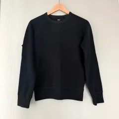 (ユニクロ) レディース スウェットシャツ トレーナー 黒 S 1 犬