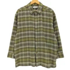 センスオブプレイス SENSE OF PLACE ユニセックス ヘビーネルオンブレーチェックシャツ メンズ JPN：M 