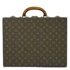 本物 ルイヴィトン LOUIS VUITTON LV ディプロマット モノグラム アタッシュケース トランク ブラウン M53022 ビトン バッグ 中古 【フォロー割】