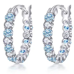 ピアス ピアス リング 18金 金属アレルギー対応 「愛の神」 ピアス 誕生石 シルバー925 最高級ジルコニア ピアス フープピアス 女性 人気 アクセサリー レディース プレゼント Sk.Whiee