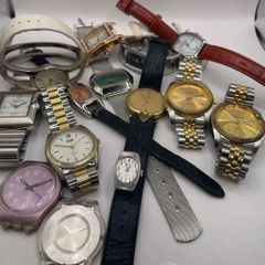 ◎【✨大量まとめ✨】SEIKO スウォッチ などあり！　腕時計　大量　14点　メンズ　レディース　quartz GOLD silver 時計　ベゼル　ジャンク　高級　ブランド　アンティーク　部品取り　遺品整理　生前整理　セイコー　スウォッチ　金　銀