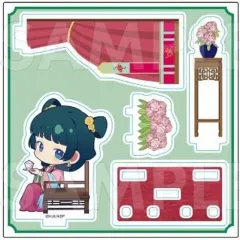 【中古】アクリルスタンド・アクリルパネル 猫猫(ピンクの花) 「薬屋のひとりごと ポップアップストア in 有楽町マルイ トレーディングちびキャラアクリルフィギュア」