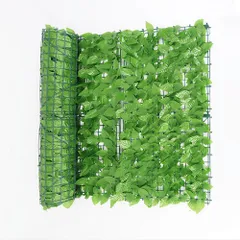 【1m×3m】グリーンフェンス 目隠し リーフラティス 日除け 枯れない 腐らない 通気性 爽やか 手間省く 虫が付かない 自由連結 一体式 フレーム構造 セット簡単 緑クーポのカーテン フェンス 庭 屋外室内 ベランダ 窓のサムネイル
