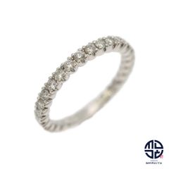 SirenaAzzurro セイレーンアズーロ Pt900 プラチナ ダイヤ0.50ct エタニティ リング 指輪 ジュエリー アクセサリー ブランド 約8号