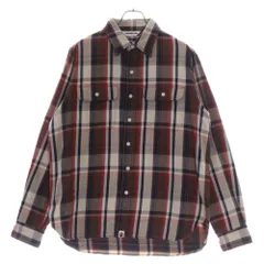A BATHING APE ボストンバッグ ラブジェネチェック 赤系 A BATHING APE(アベイシングエイプ) 15th Anniversary
