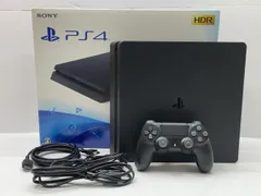01w-3423 〇  SONY PS4 CUH-2100A 500GB ジェットブラック 本体 プレステ4 PlayStation4 動作確認済み  【中古品】