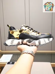 VERSACE バーサチ メンズ カジュアル スニーカー05-LF38