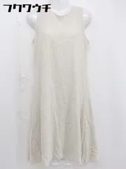 ◇ fifth フィフス リネン混 ノースリーブ 膝下丈 ワンピース ベージュ系 レディース  【中古】 【1106280007643】のサムネイル