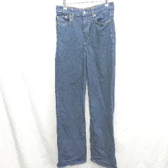 ◇ Θ ZARA ザラ デニムパンツ サイズ38 ネイビー系 レディース E  【1410290031308】