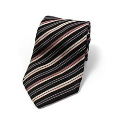 ランバン シルク ネクタイ ストライプ 中古 ABランク LANVIN |