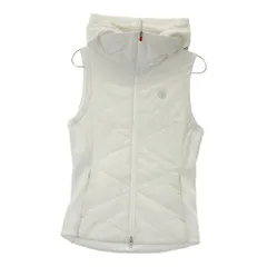 サイズ：M HONMA ホンマゴルフ  フード付 中綿 ジップベスト 総柄 ホワイト系 [240101489329] ゴルフウェア レディース ストスト