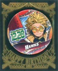 【中古】バッジ・ピンズ ホークス バースデイ缶バッジ(2021) 「僕のヒーローアカデミア」