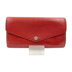 〇〇LOUIS VUITTON ルイヴィトン モノグラム アンプラント ポルトフォイユ サラ 二つ折り長財布  M62213 レッド