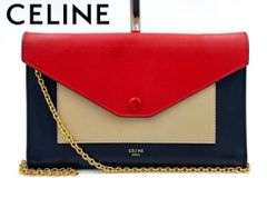 超美品】CELINE セリーヌ フィービー期 チェーンウォレット ショルダー