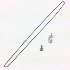 鈴木千夏 様LONO（ロノ）シルバー925 フィッシュフックペンダント＋