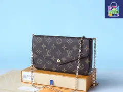 【今日特価】Louis Vuitton ルイ・ヴィトン フェリシー ハンドバッグ 二つの取り外し可能なポケットを備え、多用途に対応