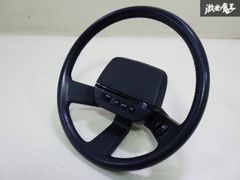 希少！！ 日産 NISSAN 純正 Y31 グロリア シーマ ステアリング ハンドル ホイール ステアリングスイッチ付 旧車 当時物 即納 棚