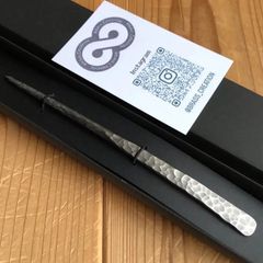 titanium hair stick “silver rock” 銀岩の簪 かんざし ヘアスティック 一本刺し