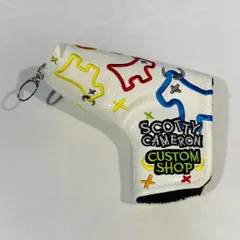 スコッティキャメロン　新作パターカバークリップ付きホワイト　検索スコッチキャメロンパターカバー