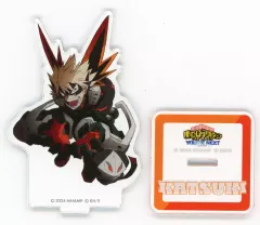 【中古】アクリルスタンド・アクリルパネル [単品] 爆豪勝己 描き下ろしアクリルスタンド 「Blu-ray/DVD 僕のヒーローアカデミア THE MOVIE ユアネクスト プルスウルトラ版 アニメイト限定セット」 同梱特典