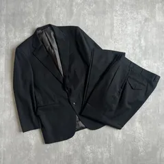 BURBERRY LONDON バーバリーロンドン セットアップ 冬ウール ブラック×ブラウン ストライプ 極美品 三陽商会 A5