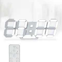 2024年最新】デジタル掛時計 おしゃれ 掛け時計 壁掛け時計 デジタル 壁掛け led デジタル掛け時計 アクラート ホワイトの人気アイテム -  メルカリ