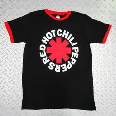 オフィシャル バンドTシャツ レッドホットチリペッパーズ RED HOT CHILI PEPPERS Classic Asterisk ブラック 黒のサムネイル