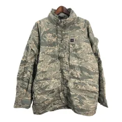 00年代 米軍実物 U.S.AIRFORCE APECS GORETEX パーカージャケット ミリタリー ABUカモ (メンズ X-LARGE LONG) 中古 古着 S4730