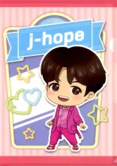 【中古】クリアファイル ジェイホープ(BTS/防弾少年団) 「フラットガシャポン TinyTAN A4クリアファイルコレクション ～Boy With Luv～」