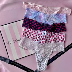【サイズM】【5枚】レースソングパンティ Victoria's Secret