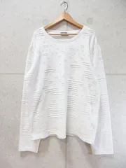 ITEMS URBAN RESEARCH アーバンリサーチ カットソー 長袖 総柄  ホワイト 40サイズ