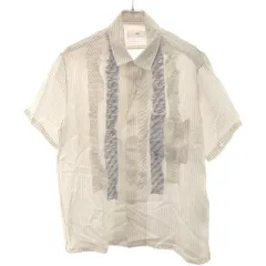 toga virilis 開襟シャツ　44サイズ TOGA virilis /LACE S/S SHIRT | glitter ONLIN