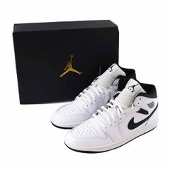 NIKE ナイキ エア ジョーダン 1 MID スニーカー 31.0cm DQ8426-132 国内正規品 ホワイト/ホワイト/ブラック/ブラック【送料無料】靴 25140506