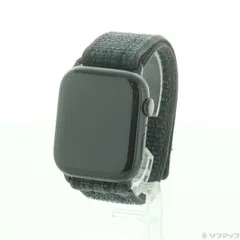 〔中古品〕 Apple Watch Series 9 GPS + Cellular 45mm ミッドナイトアルミニウムケース ブラック／ブルーNikeスポーツループ【258】