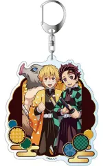 【中古】雑貨 B.炭治郎＆善逸＆伊之助 デカキーホルダー 「鬼滅の刃」